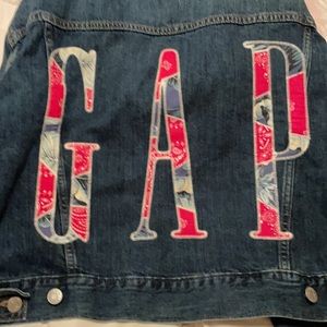 Crop Denim Jean Jacket by GAP